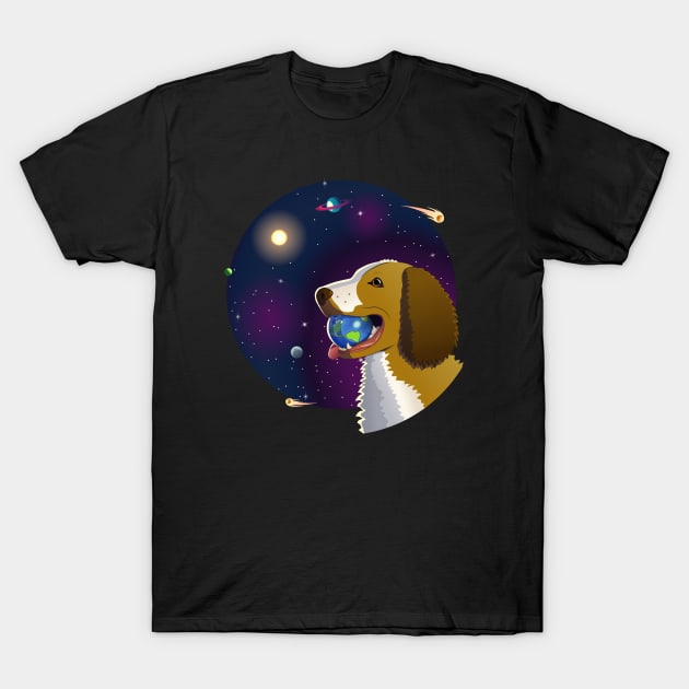 Cosmic Good Boy! T-Shirt by Dirgu